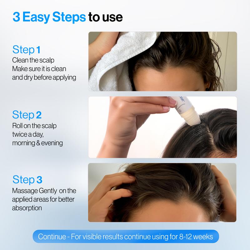 Hair Growth Roll-On Serum for Men & Women