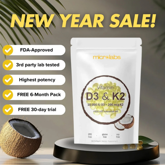 D3 & K2 Soft Gels (90 Days)