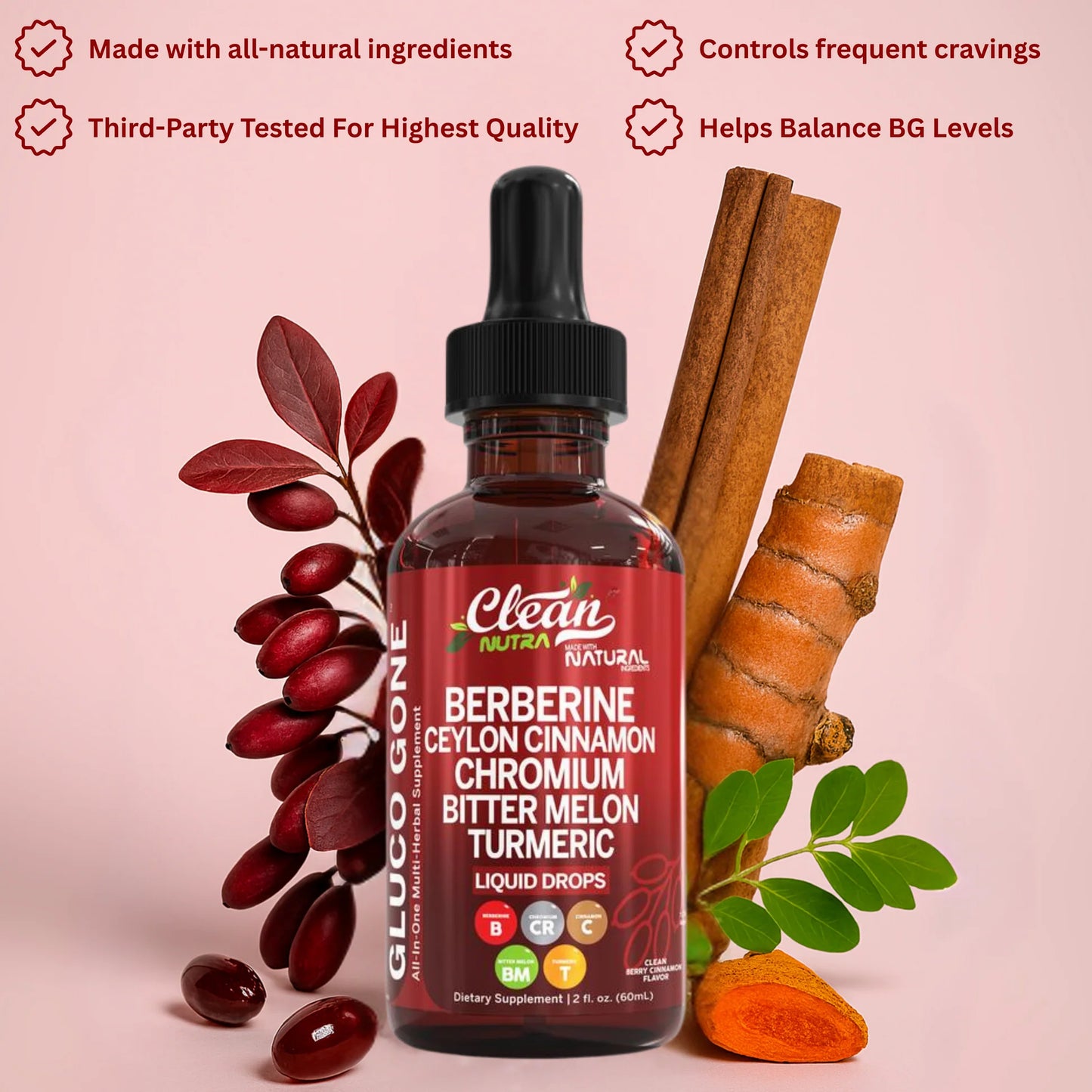 Cinnamon Berberine Liquid Drops
